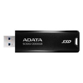 SSD externý ADATA SC610 2TB, USB 3.2 Gen 2 čierny

