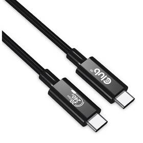 Kábel Club3D USB-C, 2m čierny

