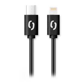 Kábel Aligator Power USB-C/Lightning, 30W, 3A, 1,5m čierny

