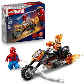 Stavebnica LEGO® ǀ Marvel 76335 Spider-Man vs. Ghost Rider na motorke 

