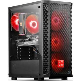 Herný počítač Lynx Challenger + Norton 360 STANDARD 10 GB + VPN 1 užívateľ/1 zariadenie na 1 rok čierny

