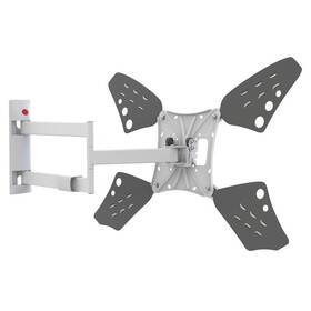 Držiak na TV Barkan 3400LW, polohovateľný, pre uhlopriečky 13" až 83", nosnosť 50 kg biely

