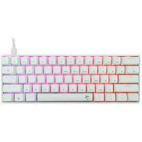 Klávesnica White Shark SHINOBI 2, US layout, Red Switch biela

