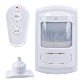 Detektor pohybu Solight GSM Alarm biely

