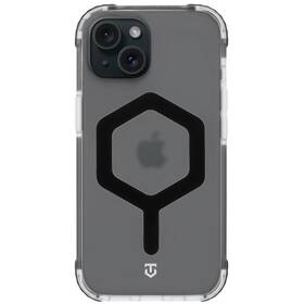 Kryt na mobil Tactical MagForce Hexagon na Apple iPhone 15 čierny/priehľadný


