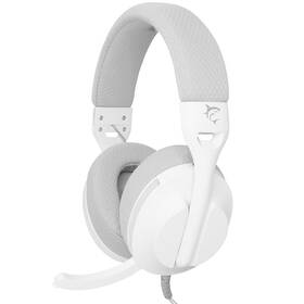 Headset White Shark PARROT pro PC, PS4/PS5, Mac biely

