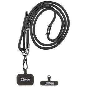 Popruh na krk Obal:Me NeckTag čierny

