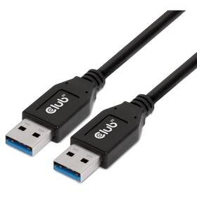 Kábel Club3D USB-A/USB-A, 0,5m čierny

