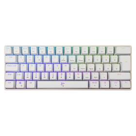 Klávesnica White Shark SHINOBI 2, CZ/SK layout, Red switch biela farba
