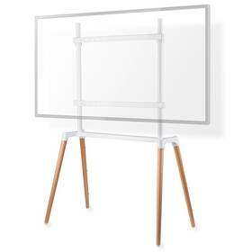 Stojan pre TV Nedis pre uhlopriečku 60"-75'', nosnosť 40kg biely

