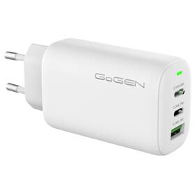 Nabíjačka do siete GoGEN ACHPD 365, 2x USB-C PD, 1x USB-A, 65W biela

