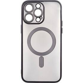 Kryt na mobil WG Magic Eye Magnet na Apple iPhone 15 čierny/priehľadný

