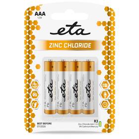  Batéria zinkochloridová ETA AAA, R03, blister 4ks