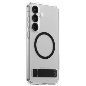 Kryt na mobil PanzerGlass CARE Kickstand Qi na Samsung Galaxy S25+ čierny/priehľadný


