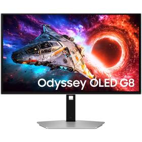 Herný monitor Samsung Odyssey G8 (G80SH) strieborný

