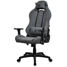 Herná stolička Arozzi TORRETTA Soft Fabric v2 - svetlo šedá 

