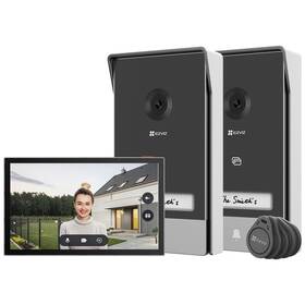 Dverný videotelefón EZVIZ HP7 2-Entry Kit čierny

