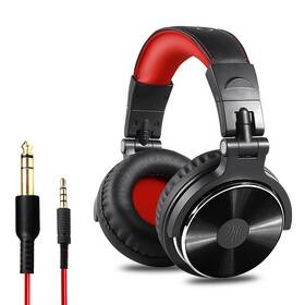 Slúchadlá OneOdio Pro-10 DJ čierna/červená

