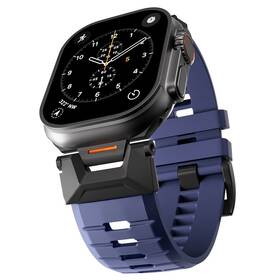 Remienok Epico FKM Rubber Pro na Apple Watch SE (44mm)/Series 1-9 (42/44/45mm) 10-11 (46mm)/Ultra (49mm) modrý

