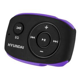 MP3 prehrávač Hyundai MP 312 GB8 BP čierny/fialový

