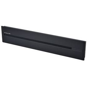 Zásuvková lišta Viking 60 cm, na 7 modulov, zápustná čierna

