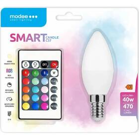 LED žiarovka Modee 4,9W E14 RGB-R 

