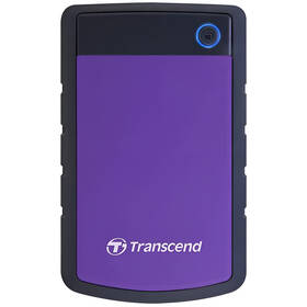 Externý pevný disk Transcend 25H3P 2TB, USB 3.0 (3.1 Gen 1) čierny/fialový

