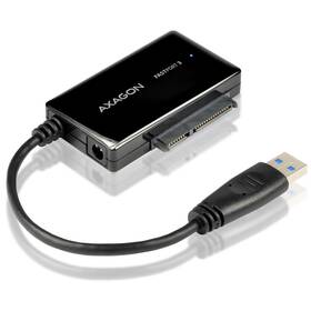 Adaptér Axagon USB3.0 - SATA 6G HDD FASTport3 vr. Napájače čierna farba
