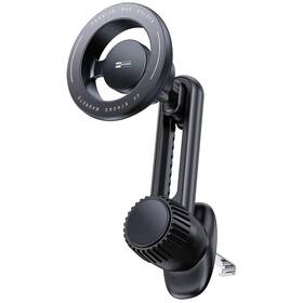 Držiak na mobil ERPOWER Magnetic Vent s ramenom čierny

