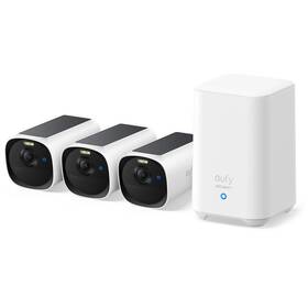 IP kamera Anker eufy E40 (3 ks + HomeBase 2) biela

