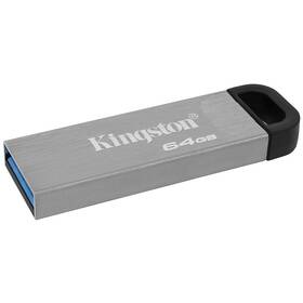 USB flashdisk Kingston DataTraveler Kyson 64 GB strieborná farba
