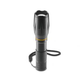 Lampáš Hama W200, 200 lm / 180 m, 3 režimy, zoom, COB, batéria čierna


