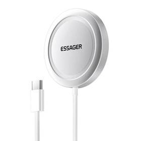 Bezdrôtová nabíjačka Essager magnetická Qi2 15W biela


