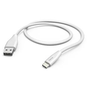 Kábel Hama USB-C 2.0, 1,5m biely

