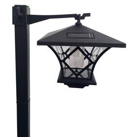Vonkajšia lampa Trixline TR 530 LED zahradní solární 137cm čierna

