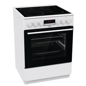Sklokeramický sporák Mora C 8668 BW6 biely

