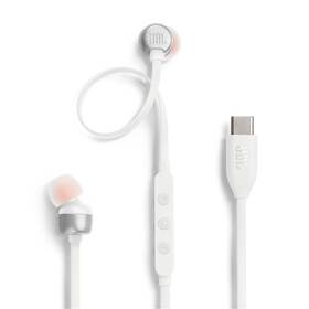 Slúchadlá JBL Tune 310 USB-C biela farba

