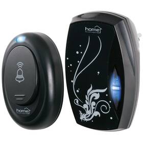 Zvonček bezdrôtový SOMOGYI DB112AC čierna farba
