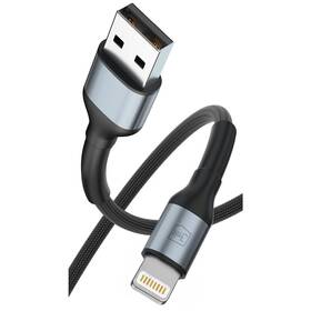 Kábel 3mk Hyper N-SERIES USB/Lightning, 12W, 1m čierny

