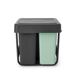 Odpadkový kôš na triedený odpad Brabantia Sort&Go, dark grey 

