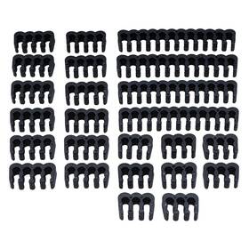 Sada AKASA Black cable pack, 24-Pin x 4, 8-Pin x 12, 6-Pin x 8 čierna

