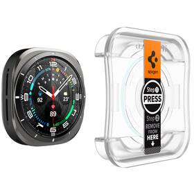 Tvrdené sklo Spigen tR EZ Fit na Samsung Galaxy Watch Ultra, (2 ks) 

