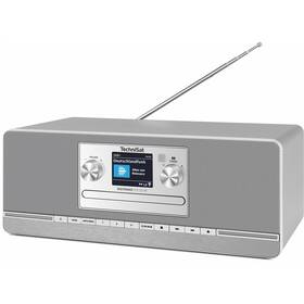 Rádioprijímač s DAB+ Technisat DIGITRADIO 372 CD BT strieborný/sivý

