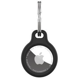 Puzdro FIXED Silky pro Apple AirTag čierne

