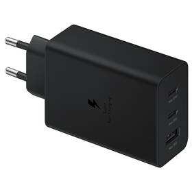 Nabíjačka do siete Samsung Multi 1x USB, 2x USB-C, 65W čierna

