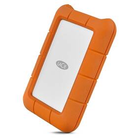 Externý pevný disk Lacie Rugged 4TB, USB-C oranžový

