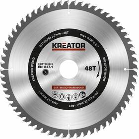  Pílový kotúč Kreator KRT020423 216mm 48T