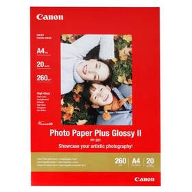 Fotopapier Canon PP201 A4, 260g, 20 listov biela farba
