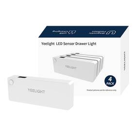 Nočné svetlo Yeelight LED senzorové do zásuvky (4 ks) biele


