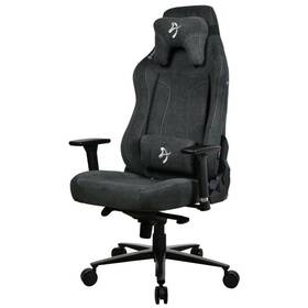 Herná stolička Arozzi VERNAZZA XL Soft Fabric sivá

